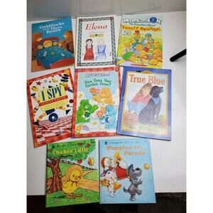 Mixed Lot of 8 Children's Soft & Hardcover Scholastic Reader Story Books